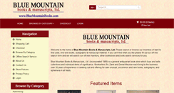 Desktop Screenshot of bluemountainbooks.com